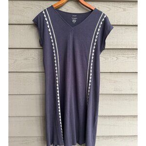 Pure Jill Embroidered Cap Sleeve Dress XS Petite